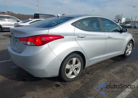 2013 Hyundai Elantra Gls from USA, damaged, VIN 5NPDH4AE3DH290531